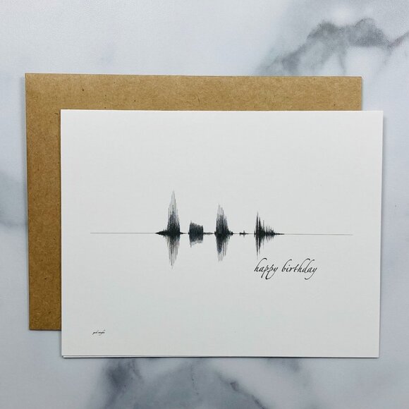 Happy Birthday Soundwave Greeting Cards (10 Pack with Envelopes) - Picture 1 of 6